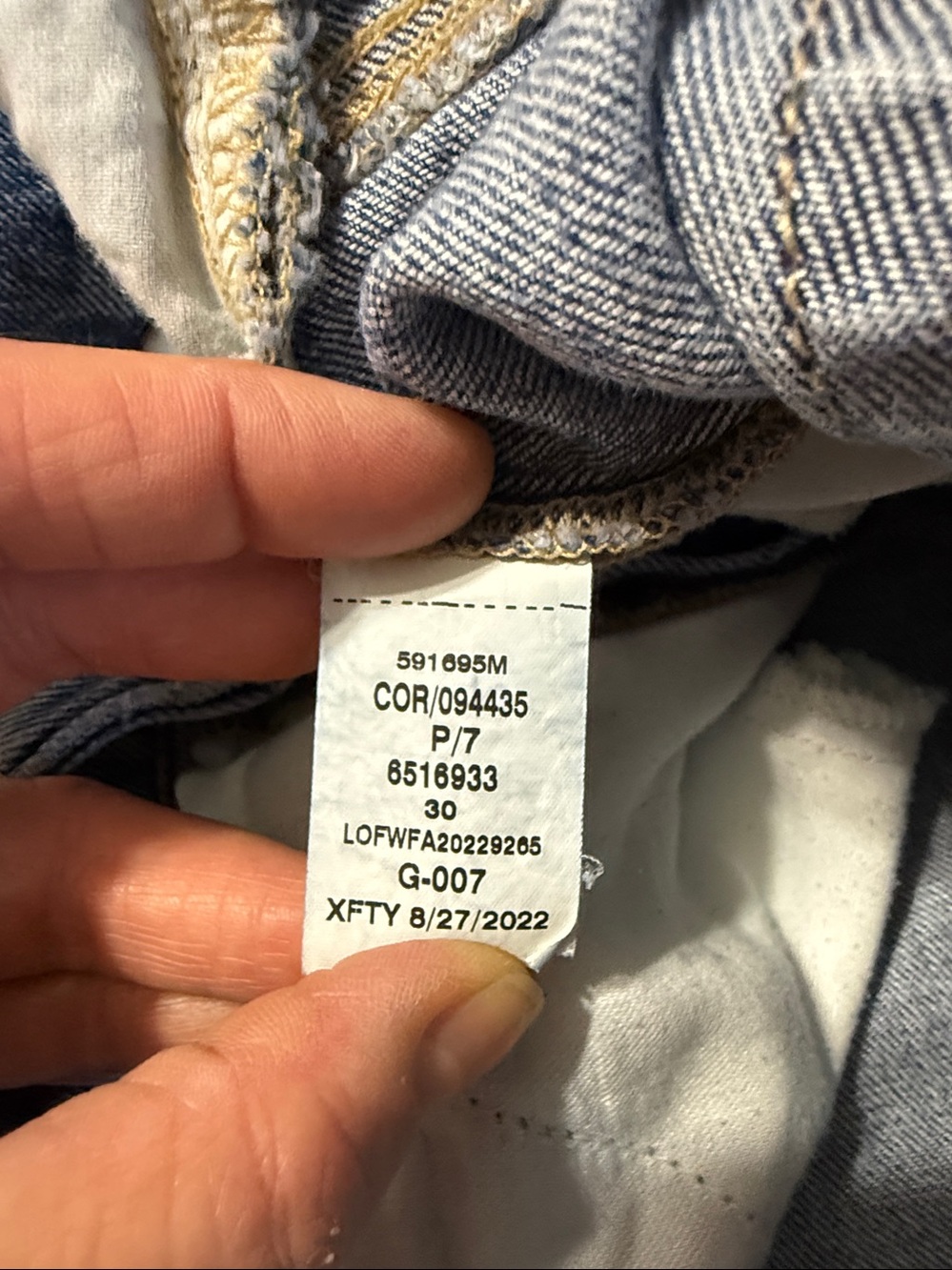 LOFT High Rise The Wise Leg Mid Wash Size: 30/10 Inseam: 30” - Picture 6 of 8